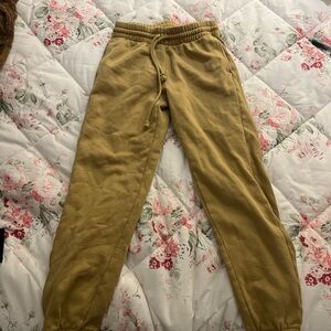 Aritzia TNA Tan Jogger Sweatpants size XS